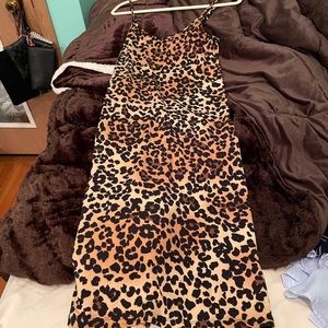Fashion nova leopard printed dress